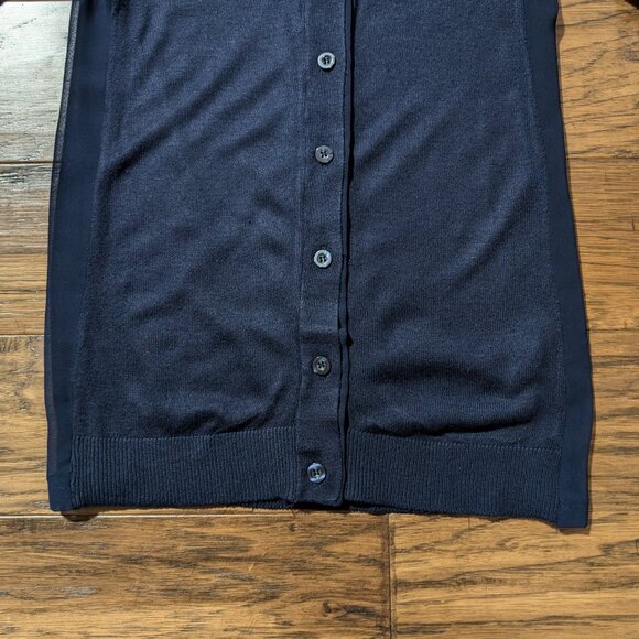 Ricki's cardigan button up V neck navy blue size XS - Picture 5 of 13